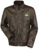 CALL OF DUTY WWII MENS BROWN LEATHER JACKET