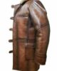 DARK KNIGHT RISES BANE REAL SHEARLING GENUINE LEATHER TRENCH COAT 2