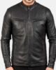 Ionic Black Leather Jacket