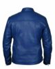 MENS STEVE MCQUEEN LE MANS GULF RACING BLUE LEATHER JACKET 1