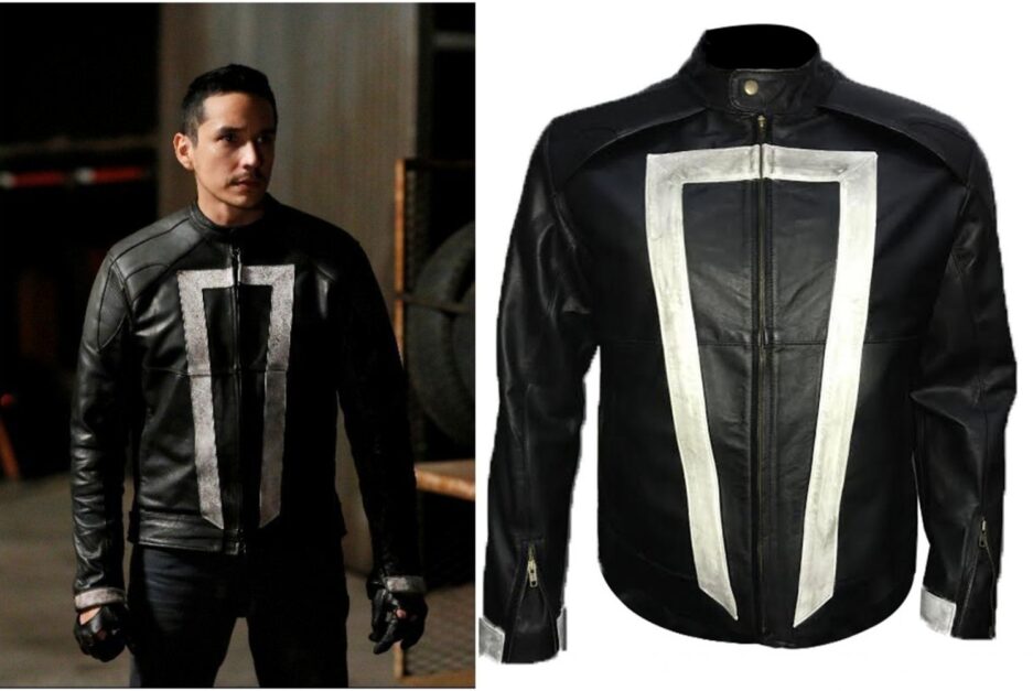 AGENTS OF SHIELD BLACK LEATHER JACKET