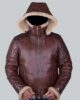 DIAMOND QUILTED BOMBER B3 SHEARLING JACKET 1