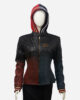 HARLEY QUINN DADDYS LIL MONSTER QUILTED LEATHER JACKET 2