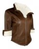 OVERWATCH WOMEN SHEARLING BROWN TRACER JACKET 2
