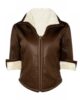OVERWATCH WOMEN SHEARLING BROWN TRACER JACKET