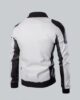 JOLIET WHITE LEATHER PERFORATED JACKET MENS 2