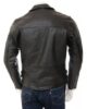 MENS DOUBLE BREASTED LEATHER BIKER JACKET 2 1