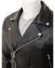 MENS DOUBLE BREASTED LEATHER BIKER JACKET 3 1