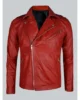 Fergal Devitt Motorcycle Red Leather Jacket 1 550x550h