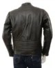 Mens Black Leather Biker Jacket Ashwater4 550x550h