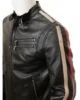 Mens Black Leather Biker Jacket Combrew5 550x550h