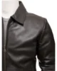 Mens Black Leather Bomber Jacket Gidleigh2 550x550h