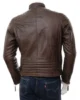 Mens Brown Leather Biker Jacket Maikop3 550x550h