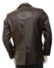 Mens Brown Leather Blazer Magdeburg3 550x550h
