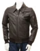 Mens Brown Leather Bomber Jacket Culmstock1 550x550h