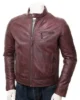 Mens Oxblood Leather Biker Jacket Bodmiscombe1 550x550h