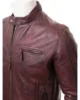 Mens Oxblood Leather Biker Jacket Bodmiscombe2 550x550h