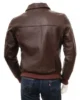 Mens Oxblood Leather Bomber Jacket Culmstock4 550x550h
