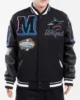 Miami Marlins Mash Up Varsity Jacket 550x550h