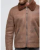 faux shearling jacket in brown 1666271 original 550x550h