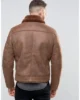 faux shearling jacket in brown 1666272 original 550x550h