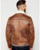 faux shearling jacket in tan 1666268 original 550x550h