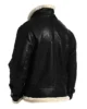mens black aviator b3 hooded leather jacket 2 550x550 1