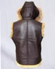mens hooded b3 aviator leather vest 2 550x550h