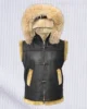 mens hooded b3 aviator leather vest 4 550x550h