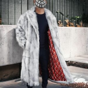Ryan Gosling Ken White Faux Fur Coat