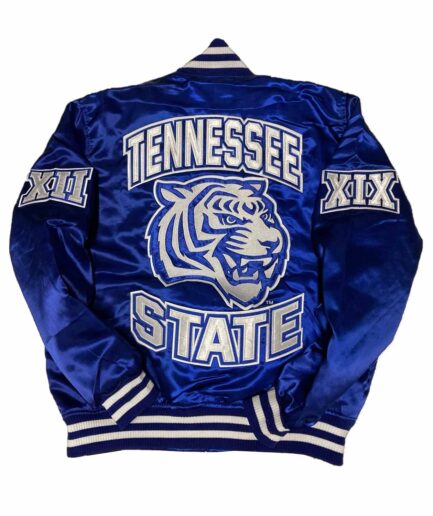 Men's Tennessee State University Royal Blue Jacket - JacketsByT