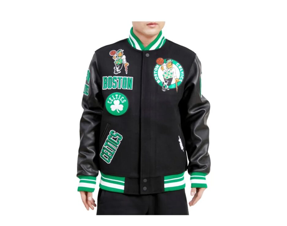 Boston Celtics-Boston Celtics jacket-varsity jacket-letterman jacket-bomber jacket-nyc celtics jacket-baseball jacket