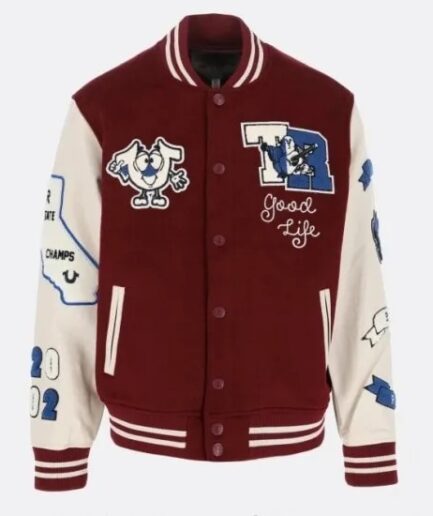 Maroon Varsity Jacket - JacketsByT