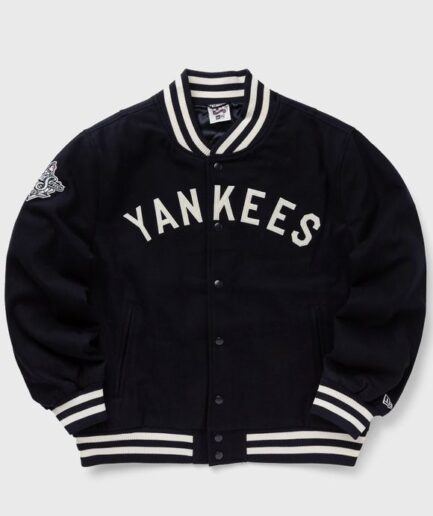 Navy/White Varsity Jacket for Men - JacketsByT