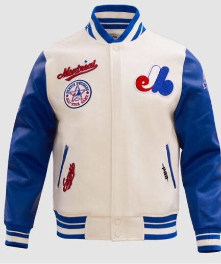 Montreal Expos-Montreal Expos Varsity Jacket-letterman jacket-bomber jacket