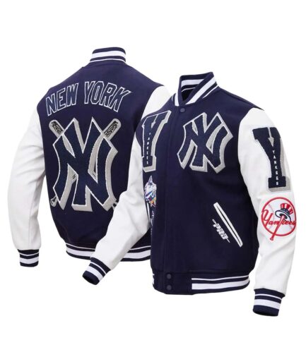 new york yankees-new york mash up varsity jacket-ny jacket-mash up jacket-varsit jacket-baseball jacket-yankees jacket