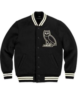 OVO Drake Team Varsity Jacket - Black, Blue, and Grey Color Options