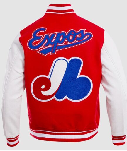 Montreal Expos-Montreal Expos Varsity Jacket-letterman jacket-bomber jacket