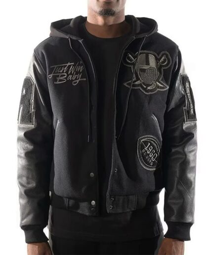 Las-Vegas-Raiders-Antonio-Pierce-Varsity-Jacket