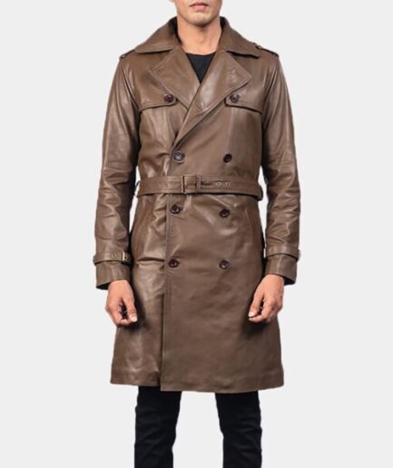 Watchmen Rorschach Leather Trench Coat