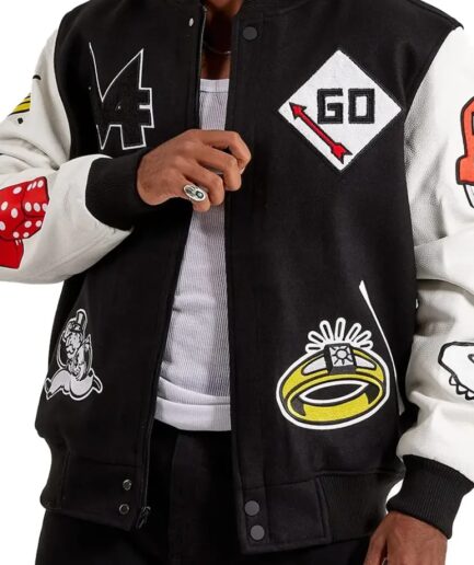 MILLS MONOPOLY VARSITY JACKET