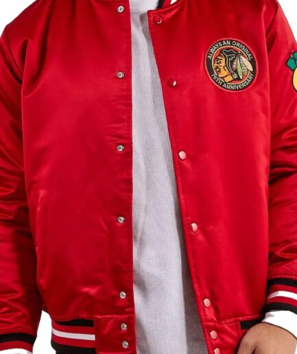 Chicago Blackhawks Varsity Jacket