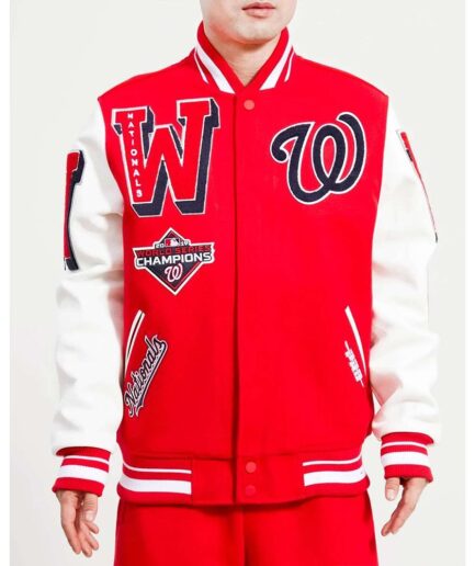 Washington Nationals Mash Up Varsity Jacket