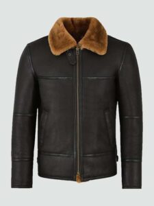 Mens Traditional Shearling Leath