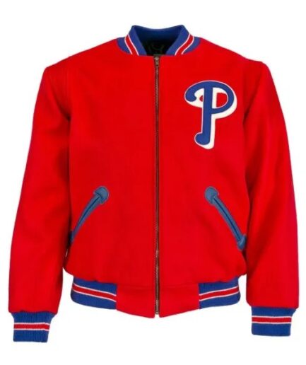 Philadelphia Phillies 1949 Red Varsity Jacket