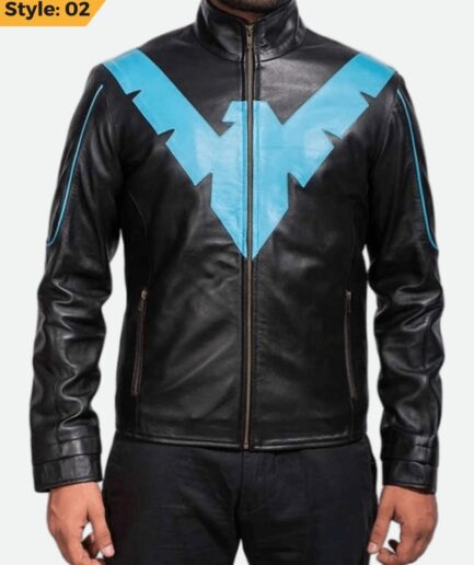 Dick Grayson Nightwing Leather Jacket