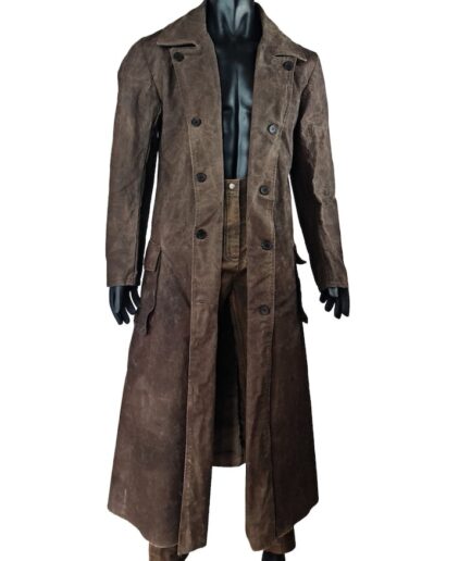 Distressed Brown The Ghoul Fallout Walton Goggins Coat