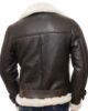 mens biker brown leather jacket