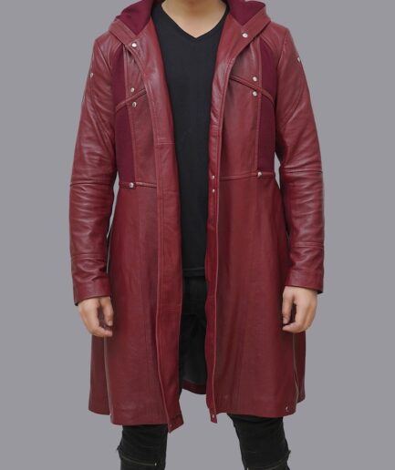 Edward Elric Fullmetal Alchemist Maroon Leather Coat