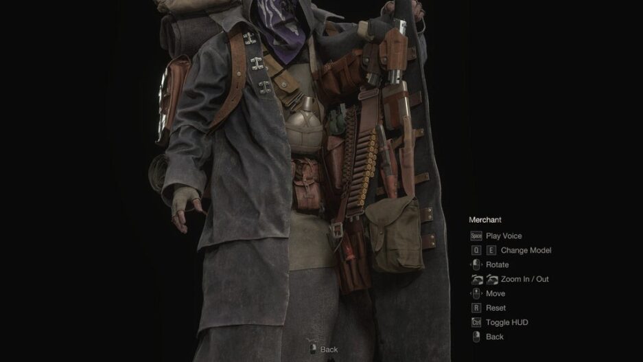 Merchant Resident Evil Black Coat